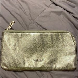 Isaac Mizrahi gold clutch